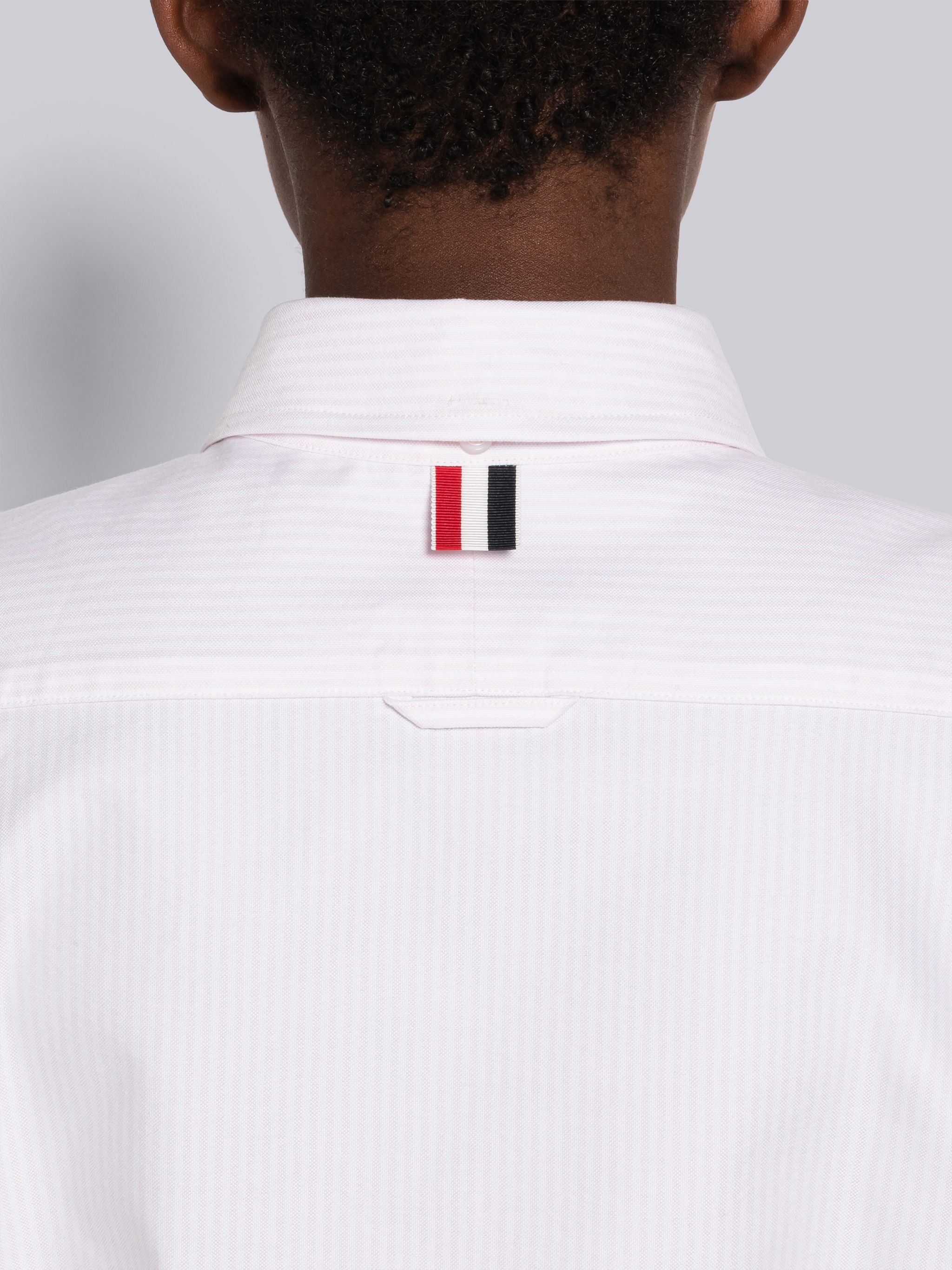 University Stripe Oxford A-Line Lobster Shirtdress - 6