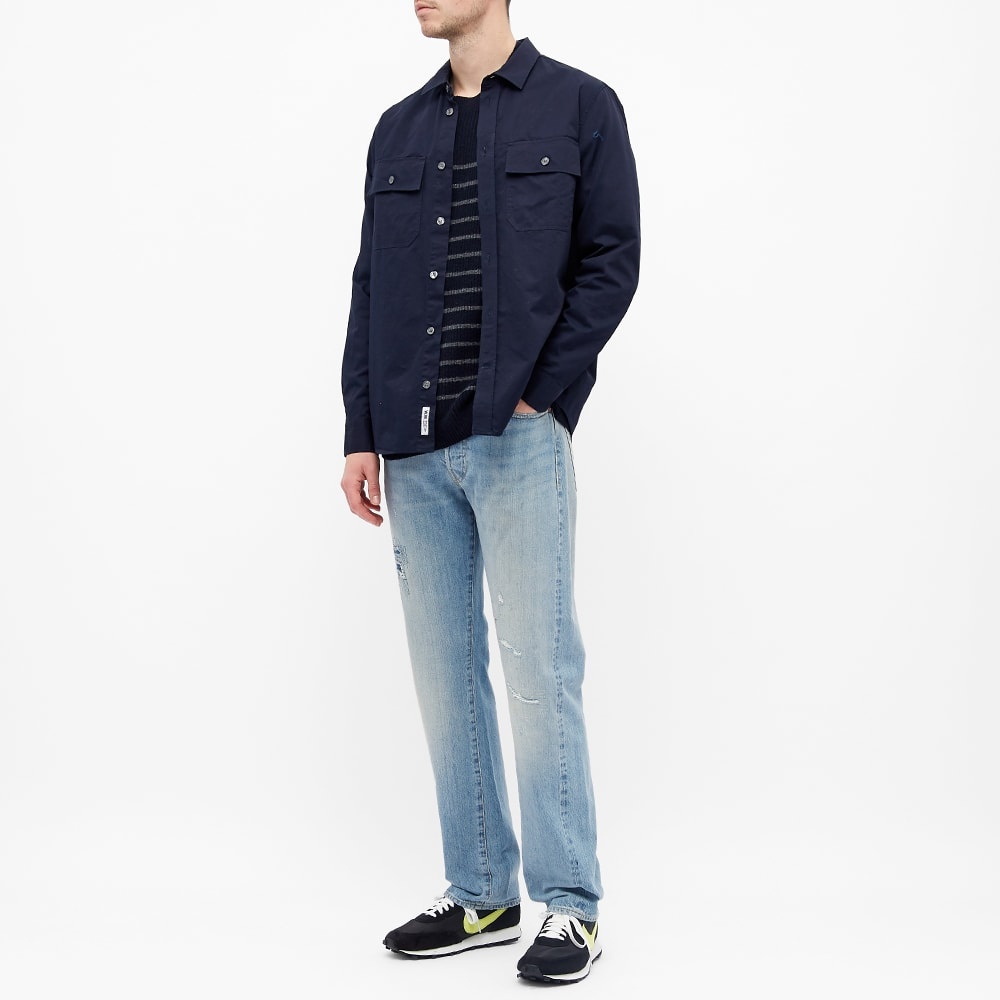 Wood Wood Louis Striped AA Crew Knit - 6