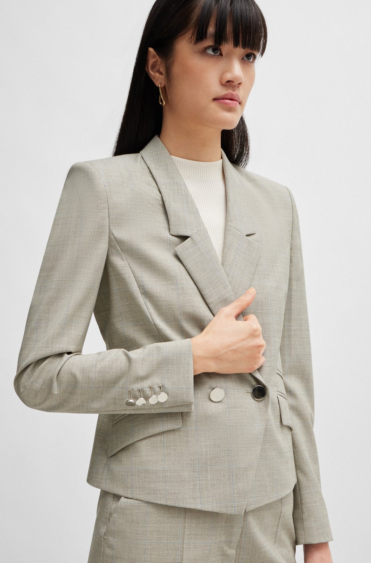 REGULAR-FIT JACKET IN VIRGIN WOOL - 6