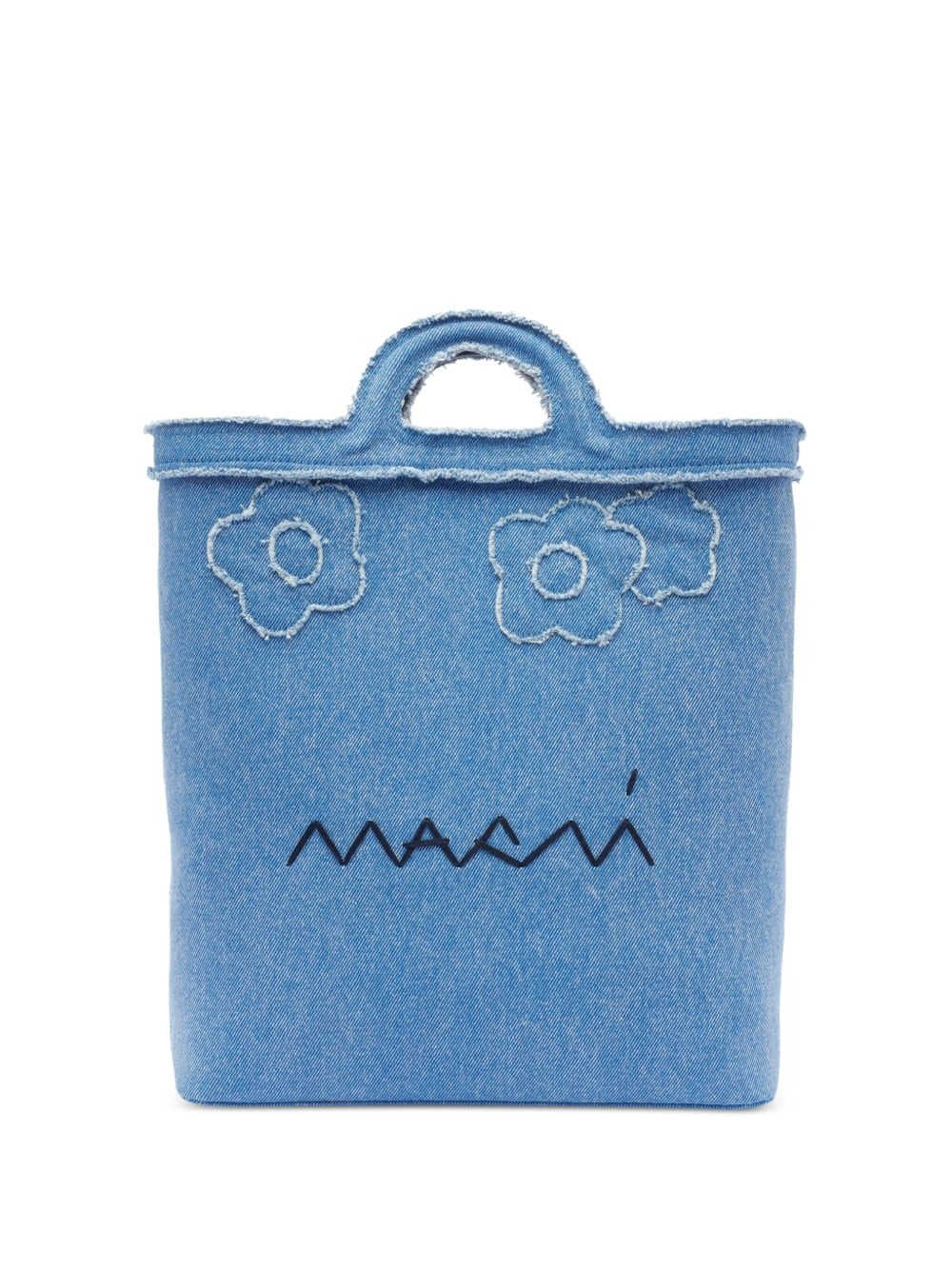 denim tote bag - 1