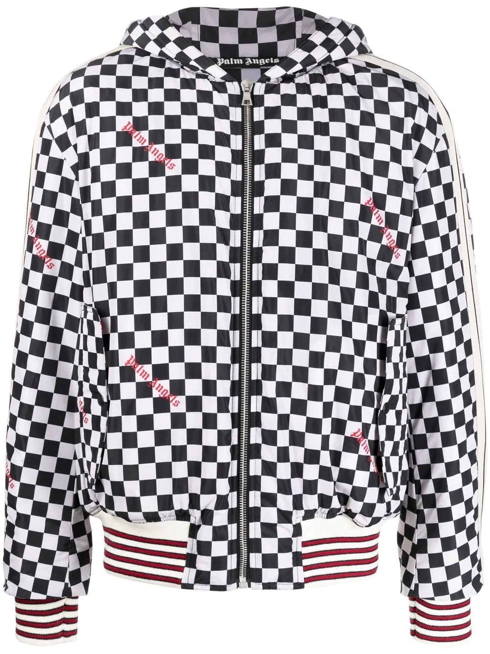 zip-up hooded jacket - 2