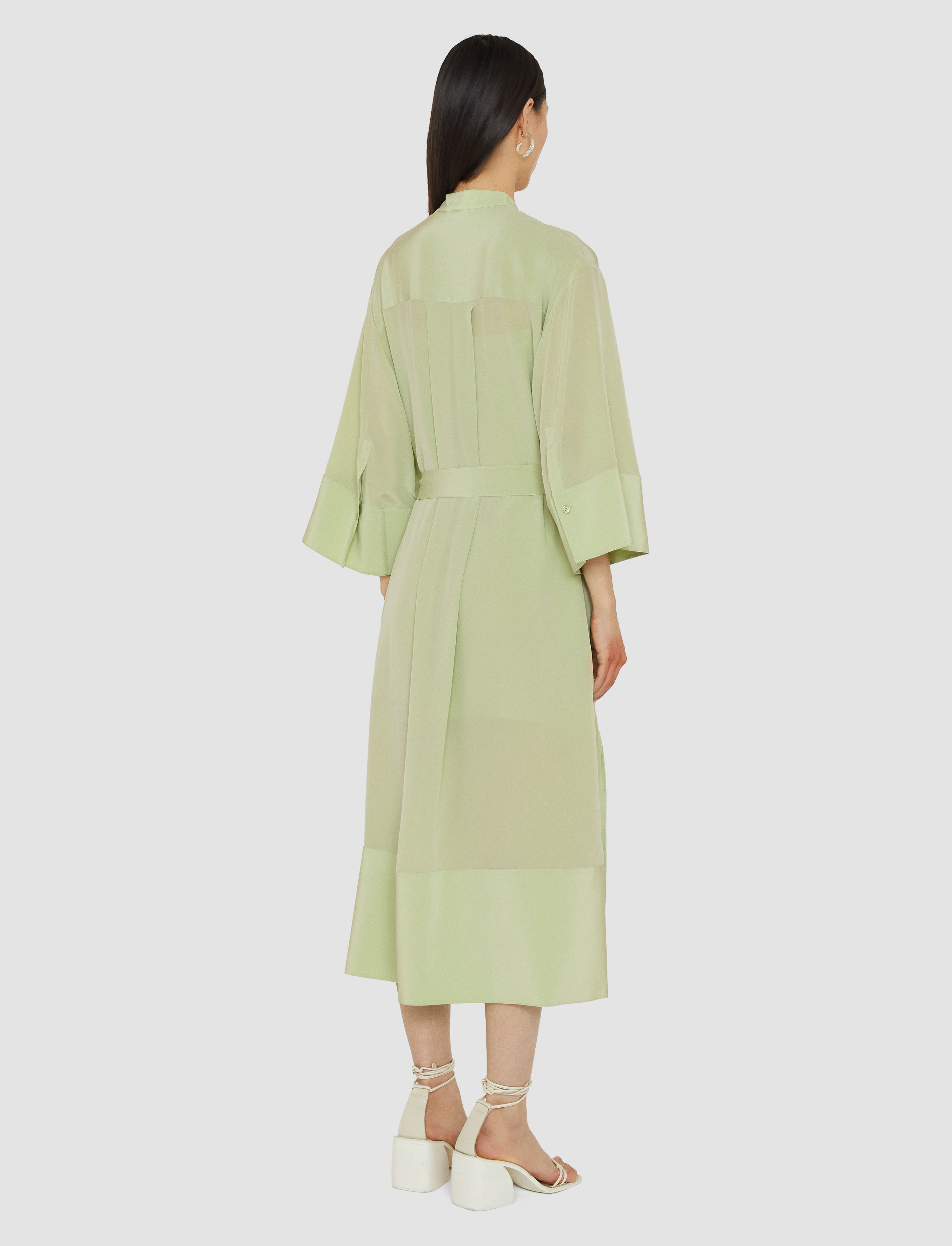 Darius Crepe de Soie Silk Dress - 3
