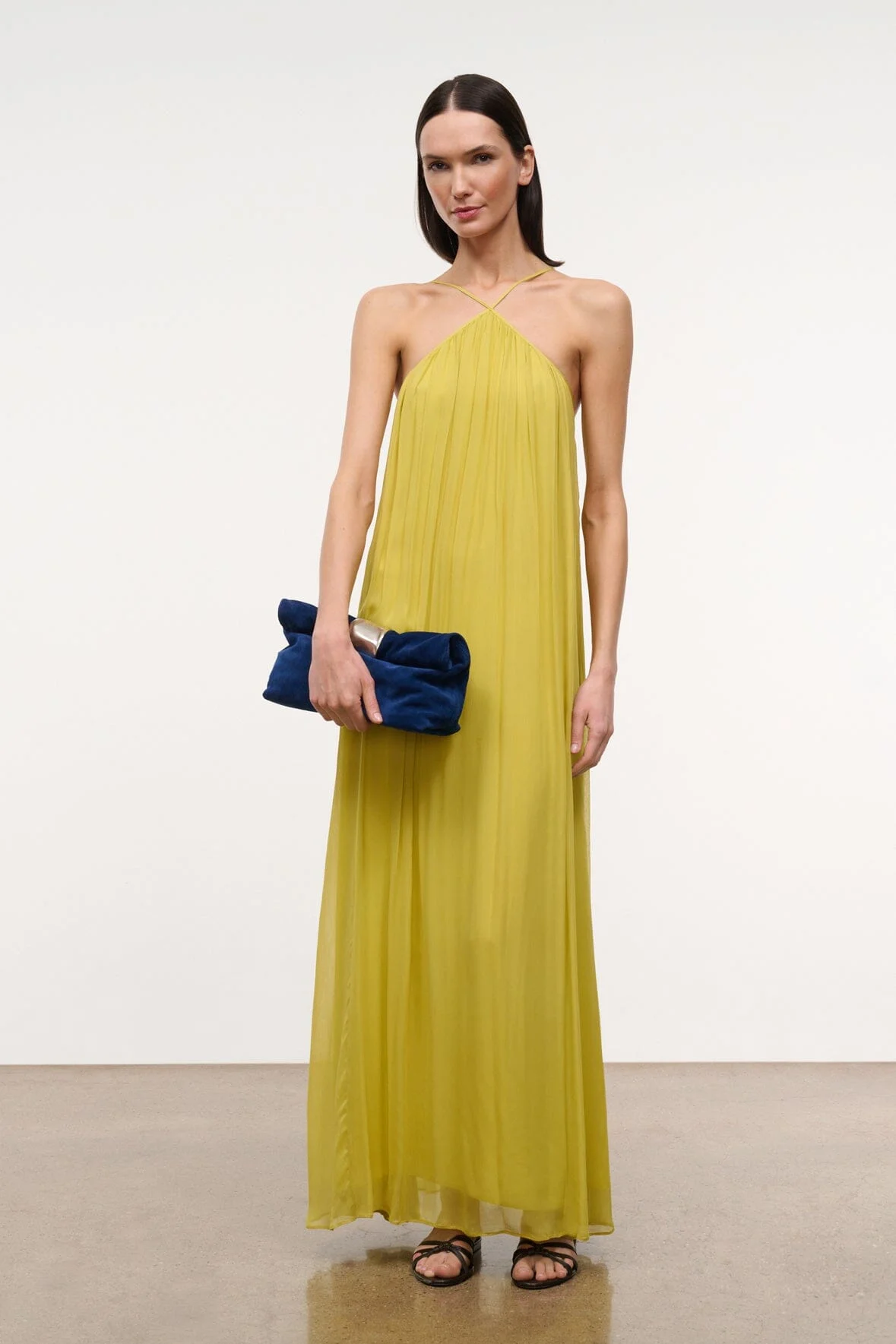 STAUD DASHA DRESS CITRON - 1