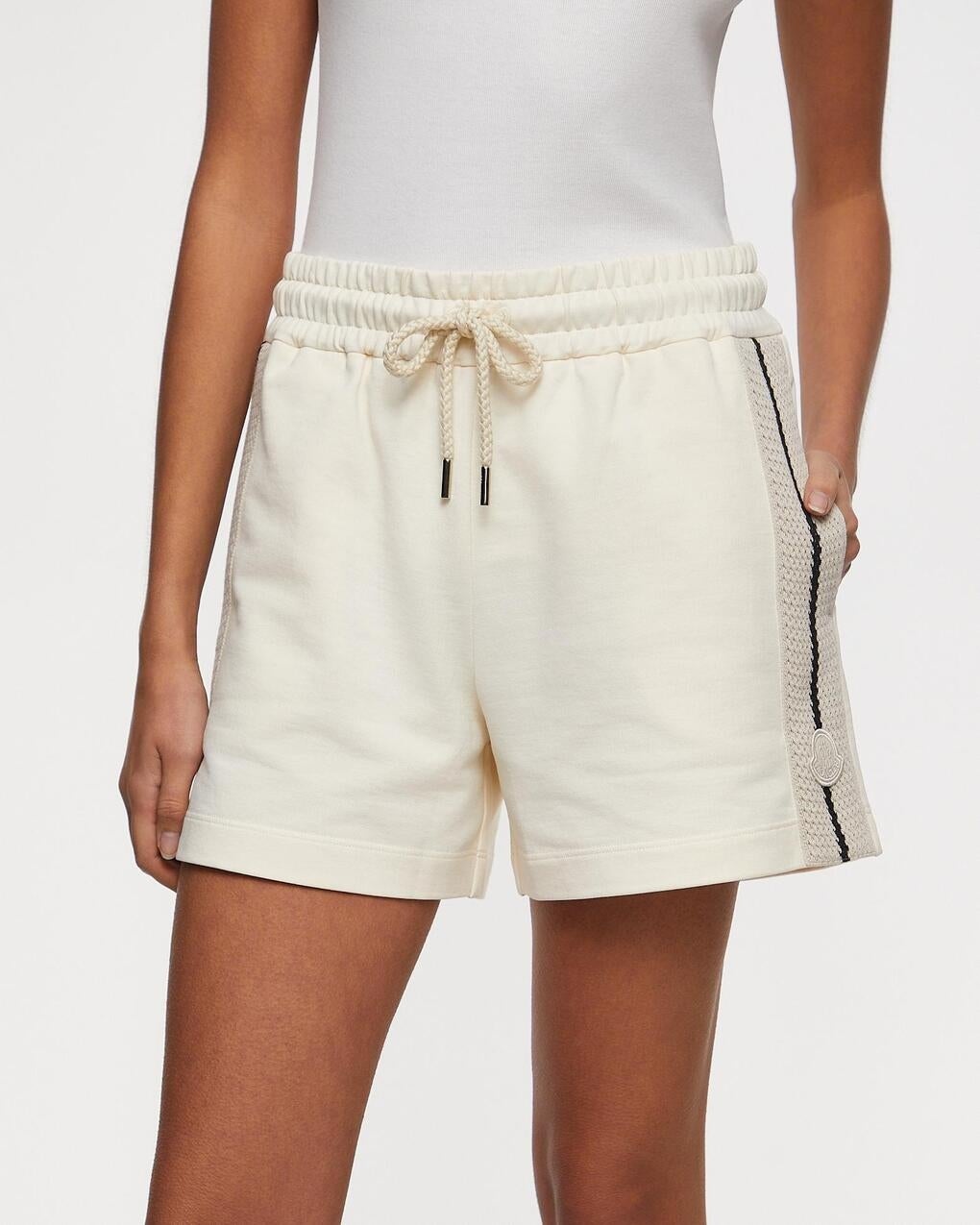 Shorts Crochet Accent Cotton Natural - 2