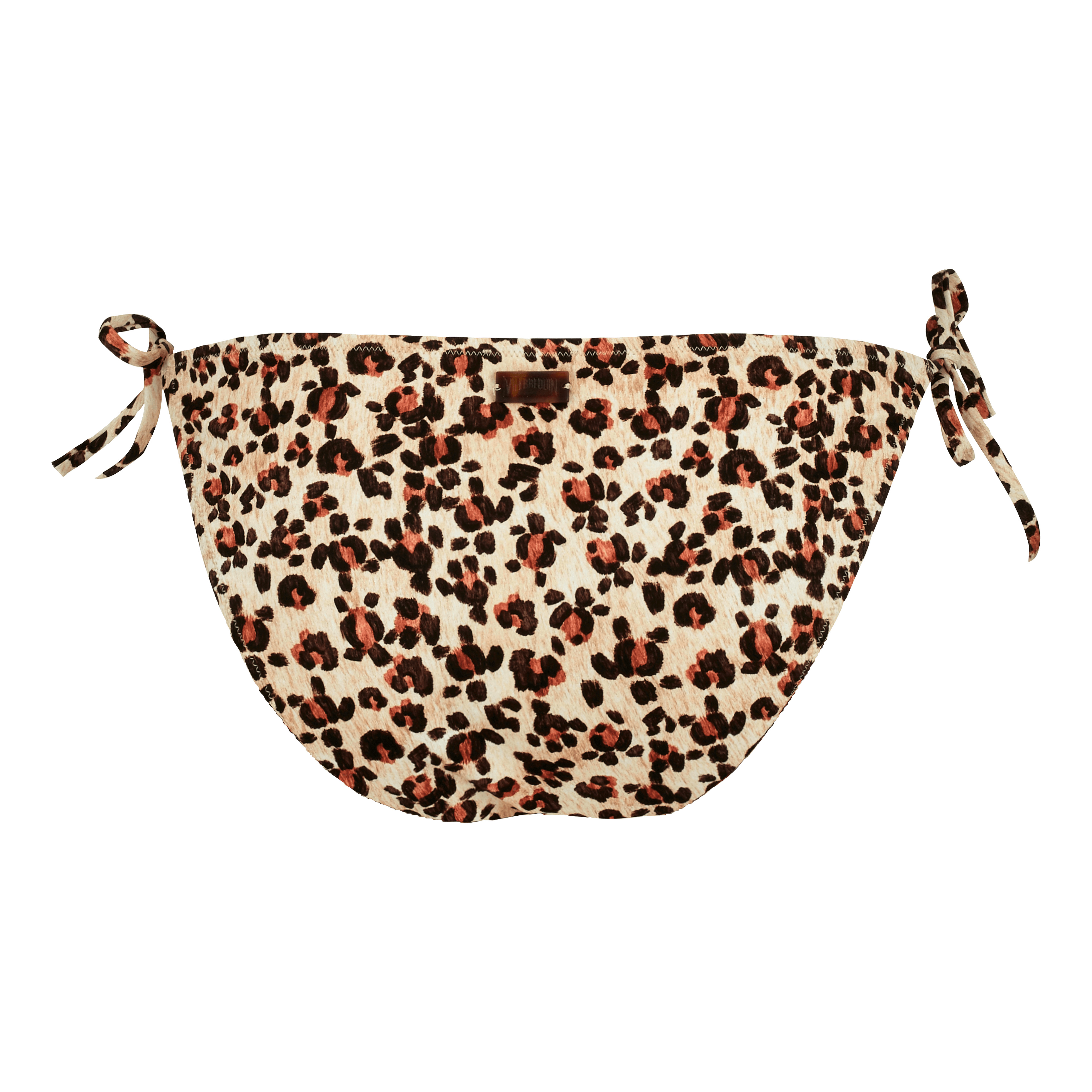 Women Bikini Bottom Mini Brief to be tied Turtles Leopard - 2