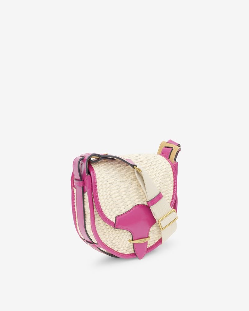 BOTSY SMALL SATCHEL RAFFIA BAG - 5