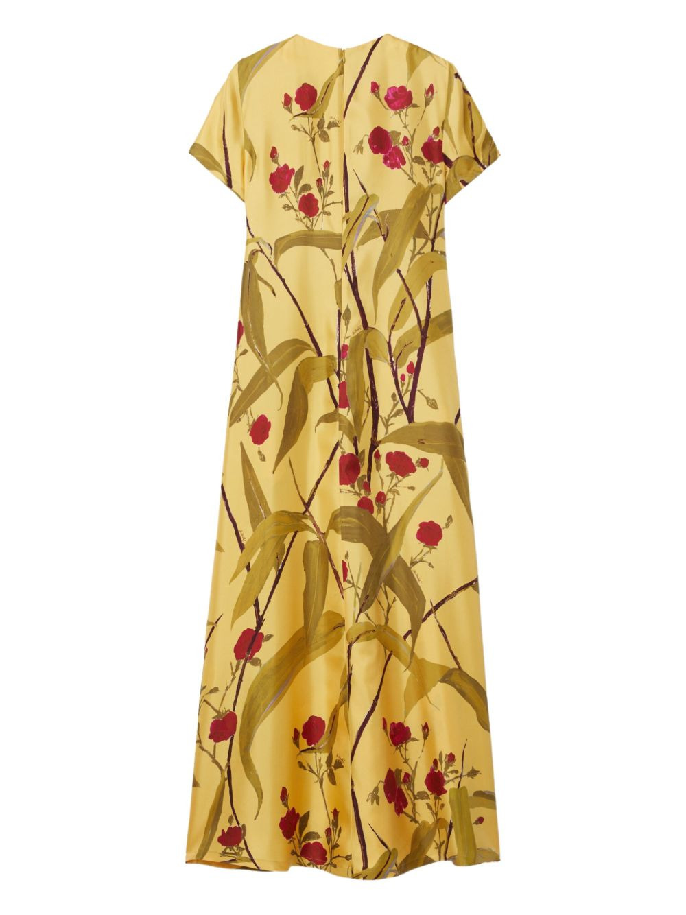 floral-print swing midi day dress - 5