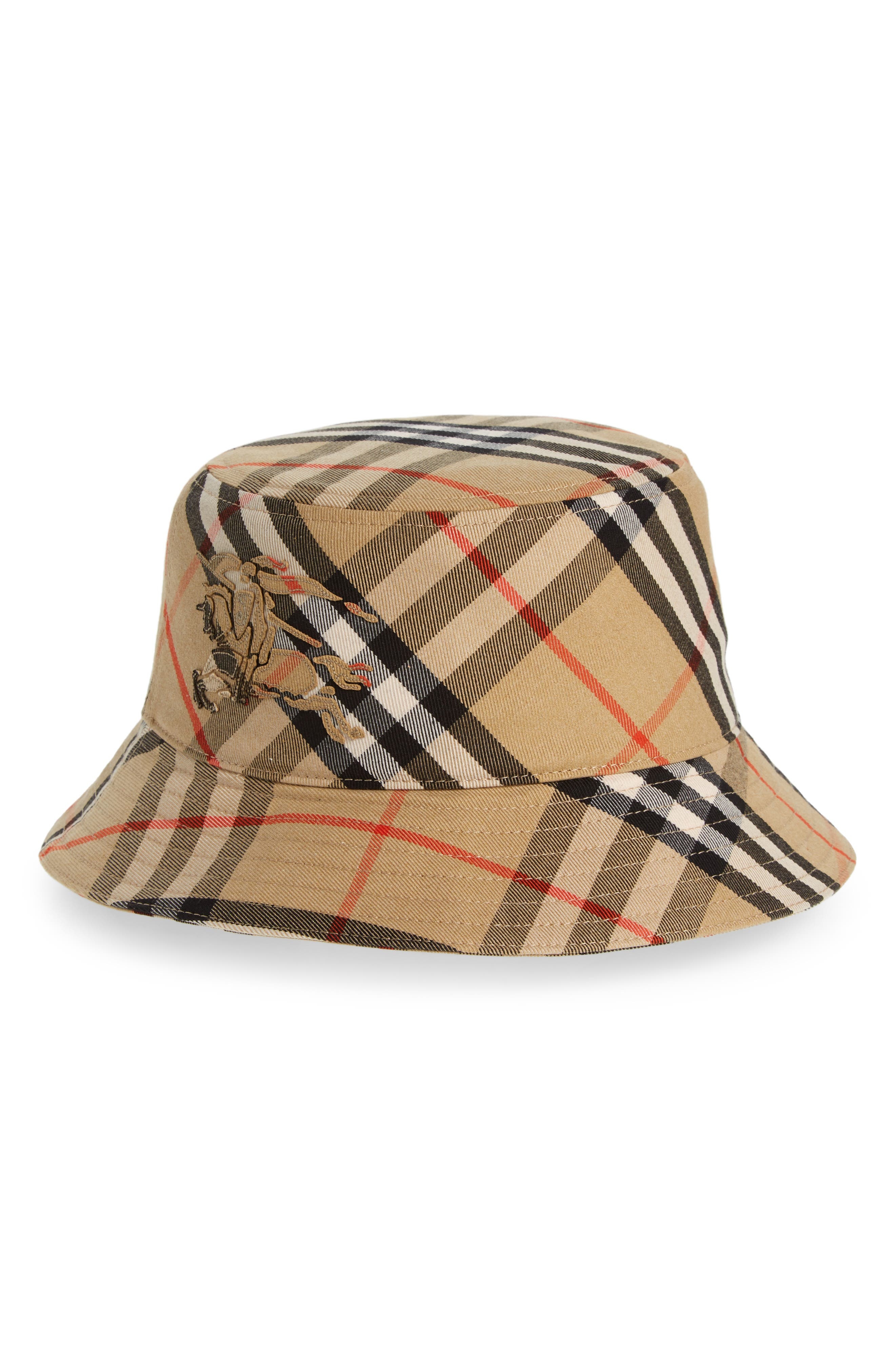 EKD Check Twill Bucket Hat - 1