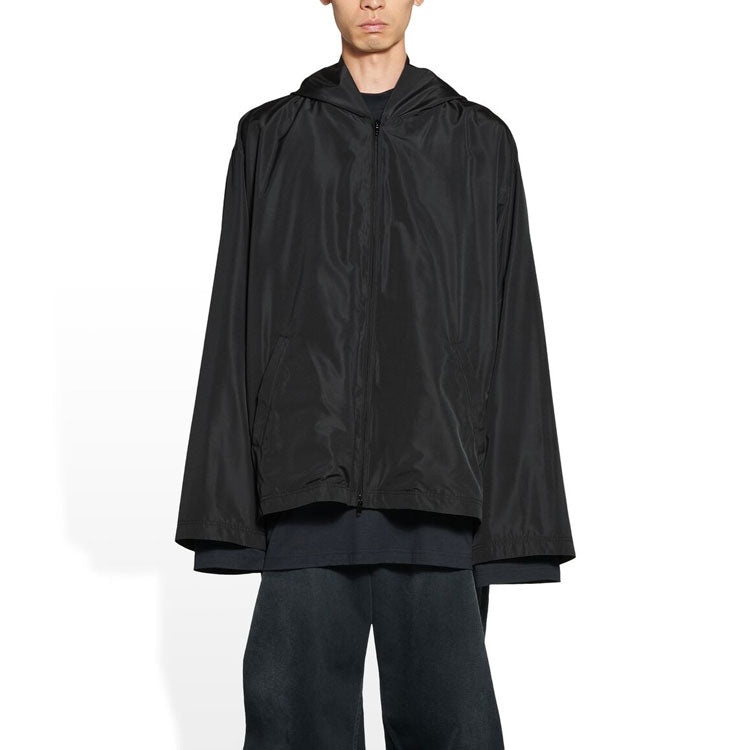 Balenciaga Hooded Windbreaker Jacket 'Black' 725275TYD361000 - 3