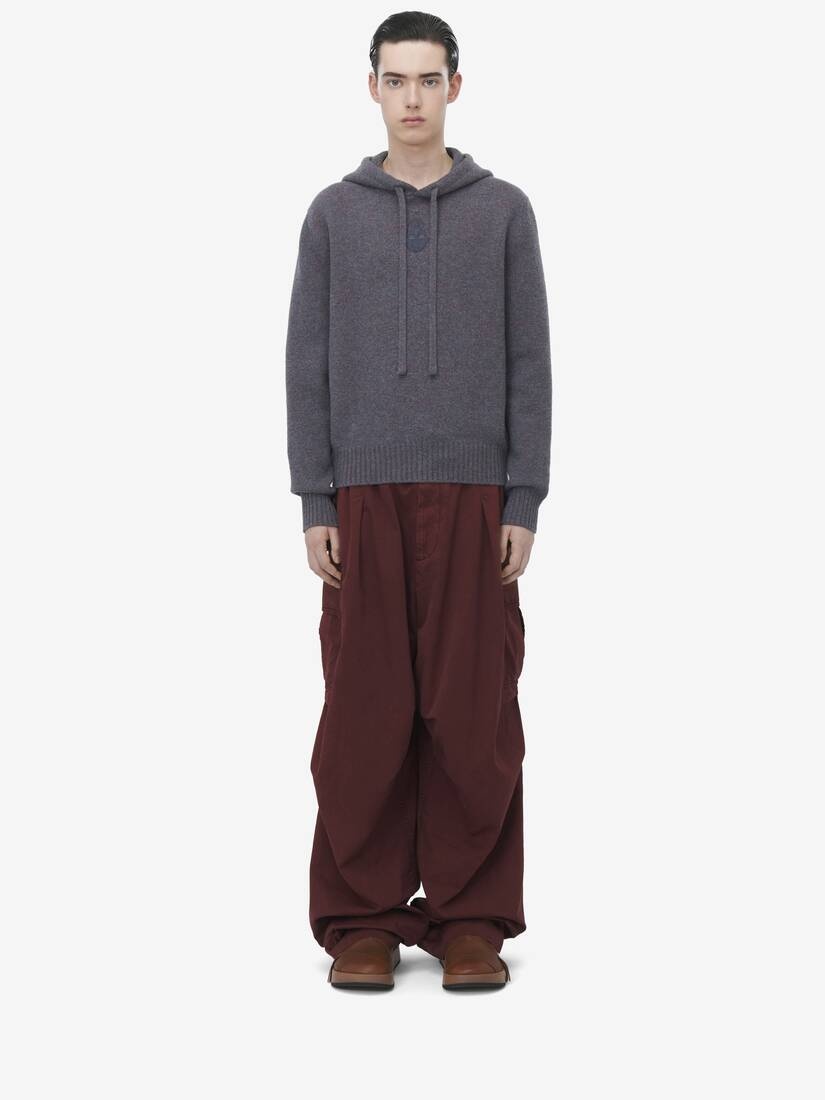 Skull Hooded Sweater - 3