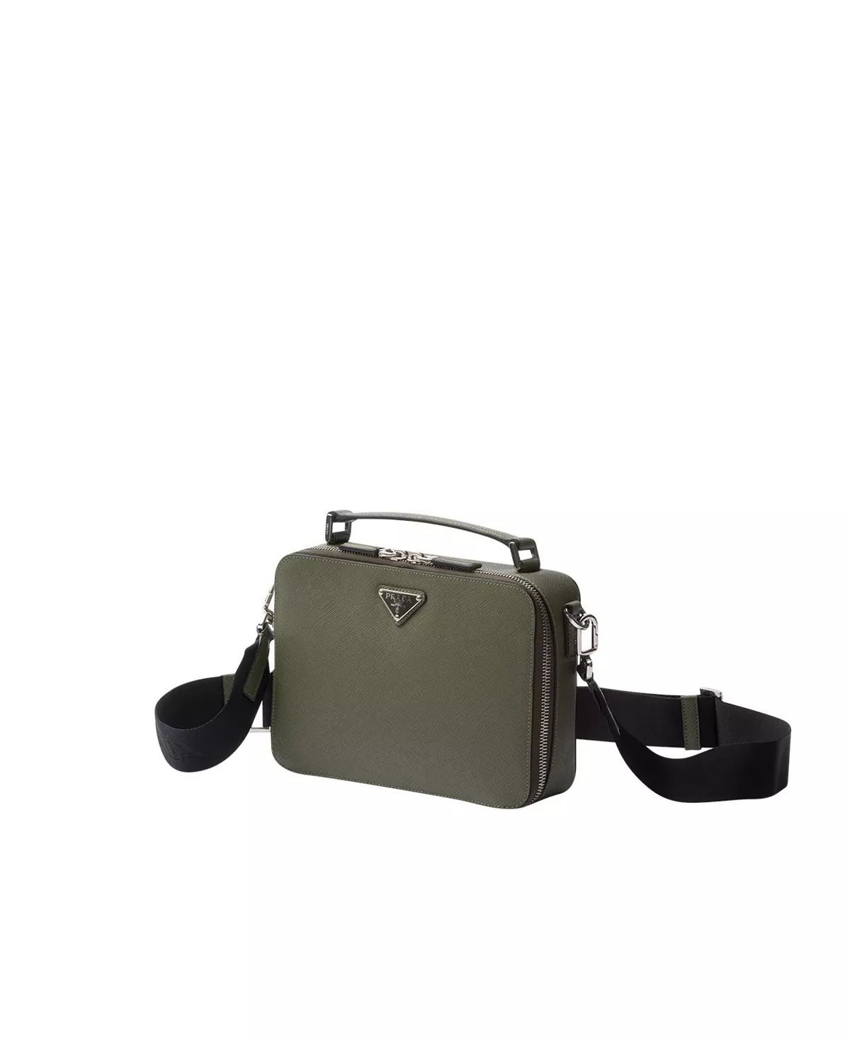 Medium  Brique Saffiano Leather Bag - 2