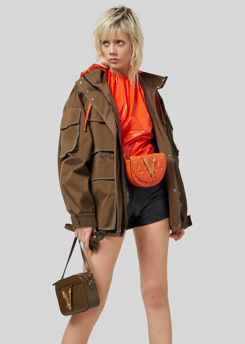 Safety Pin Nappa Leather Shorts 5