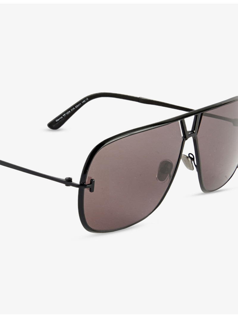TOM FORD TF1204 Stavros Pilot-Frame Metal Sunglasses outlook
