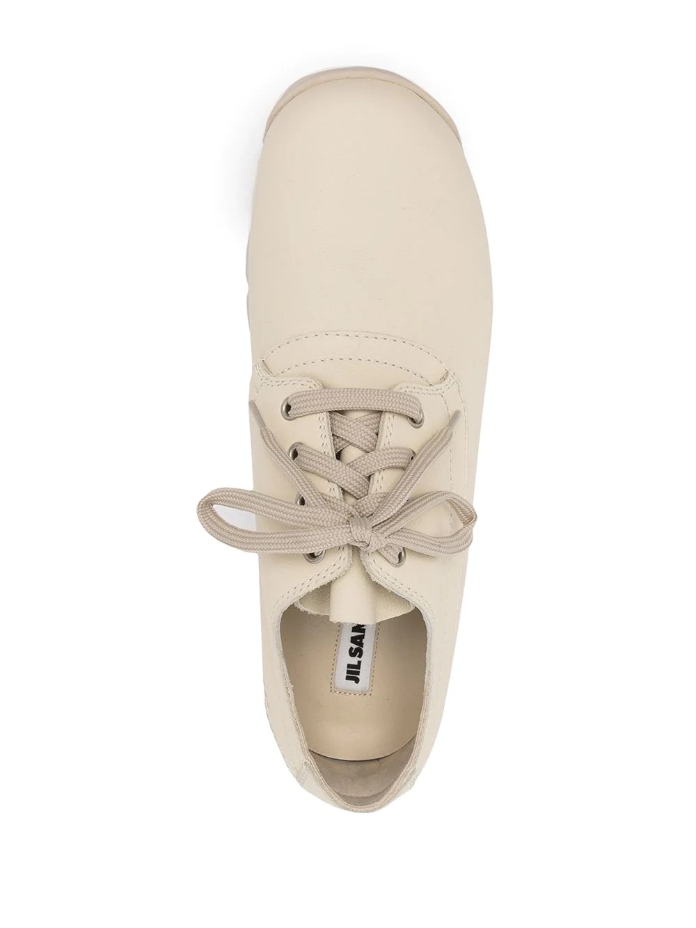 leather lace-up shoes - 4