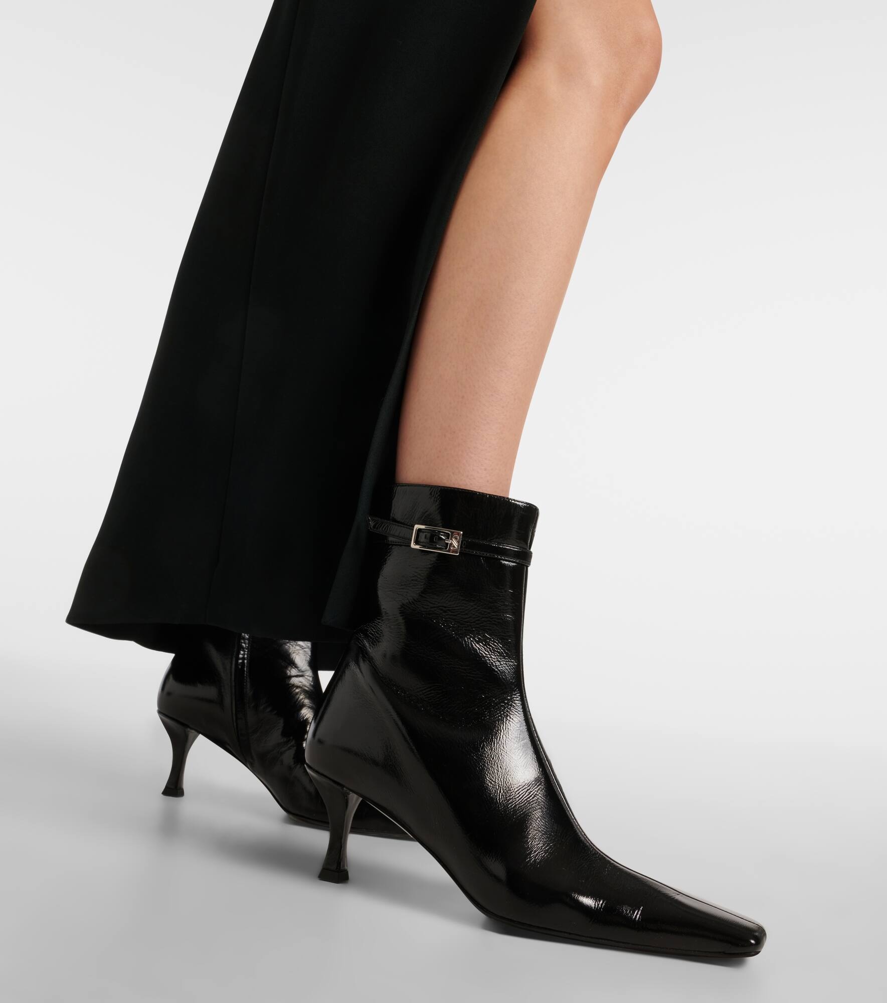 60 leather ankle boots - 4