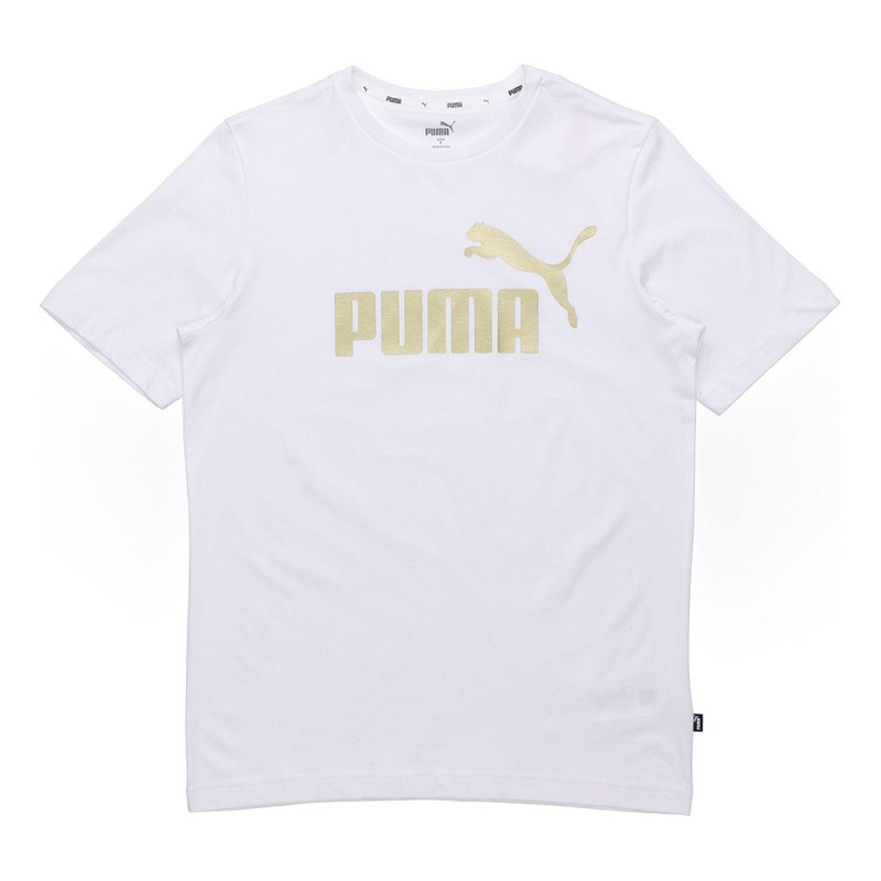 PUMA Printed Short Sleeve T-Shirt 'White' 845573-02 - 1