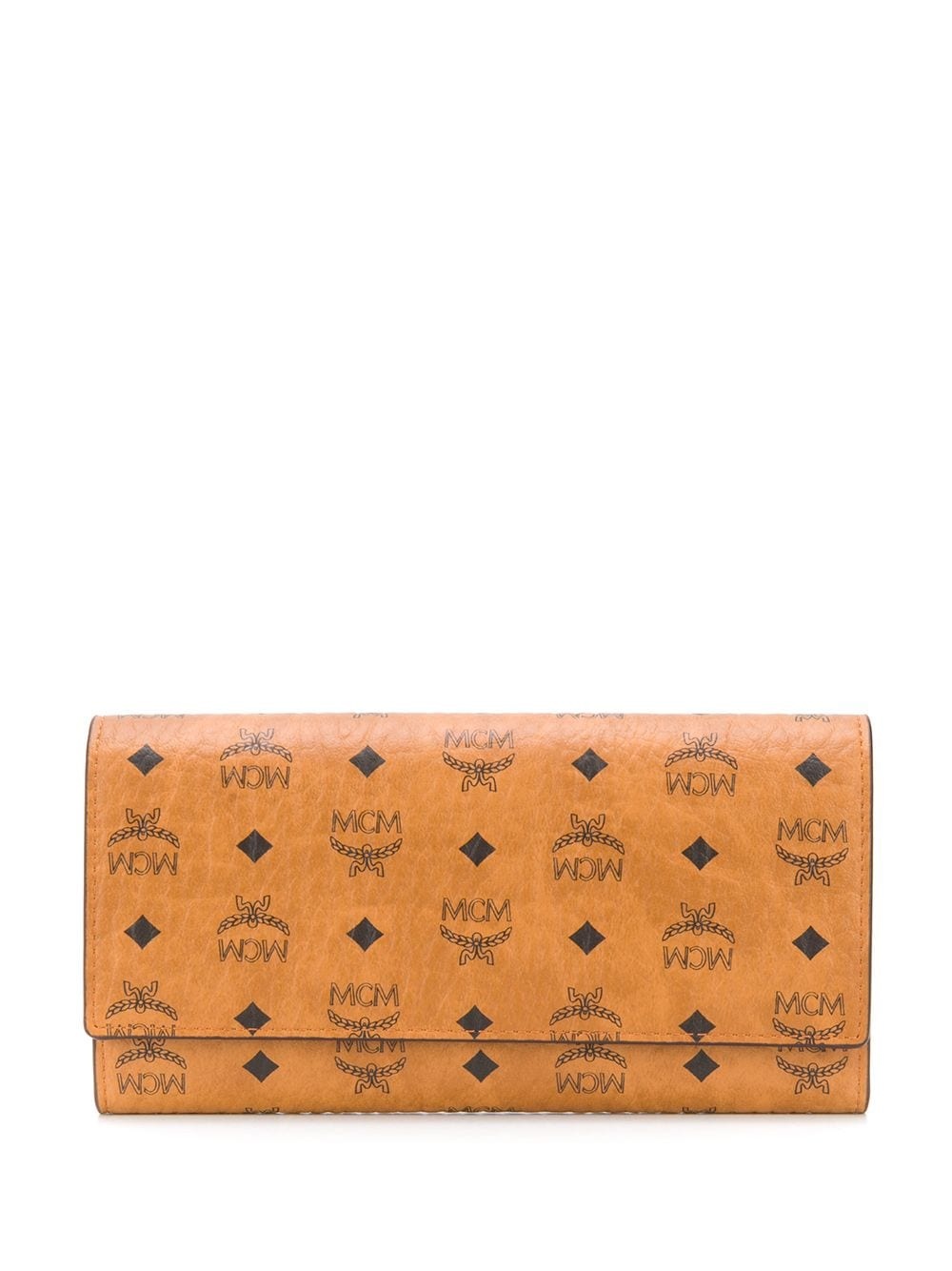 Visetos-print leather wallet - 1