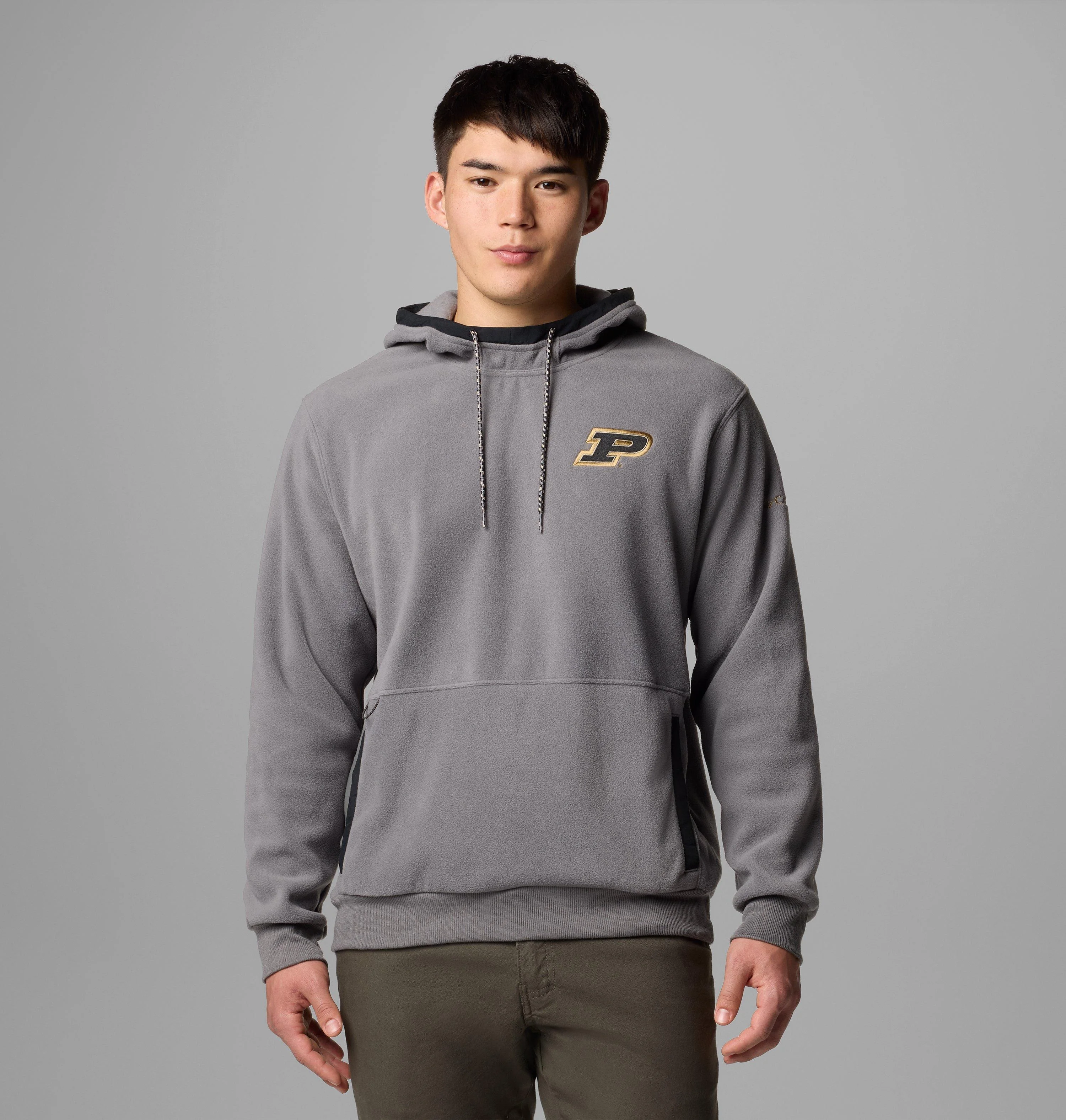 Men's Collegiate Flanker Fleece Hoodie - Purdue - 1