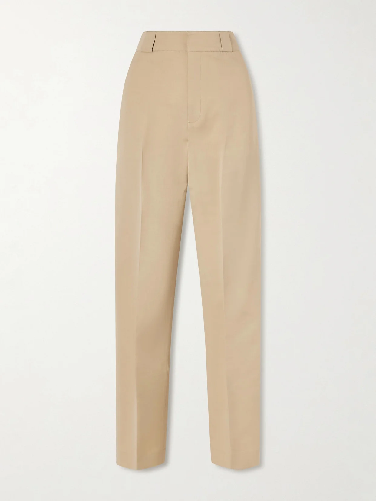 Nahla Cotton And Silk-blend Pants - 1