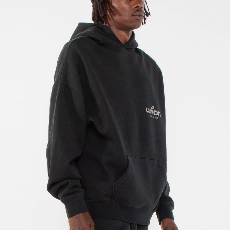 Fear of God Essentials FW21 Vintage Hoodie x Union LA 'Black' FOG-FW21-096 - 7