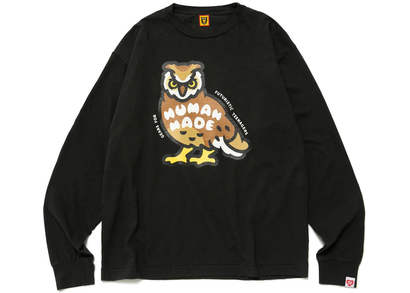 Human Made Graphic #2 L/S T-Shirt Black - 1