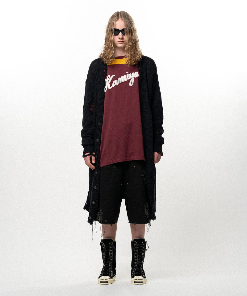Damaged Low Gauge Long Cardigan 4