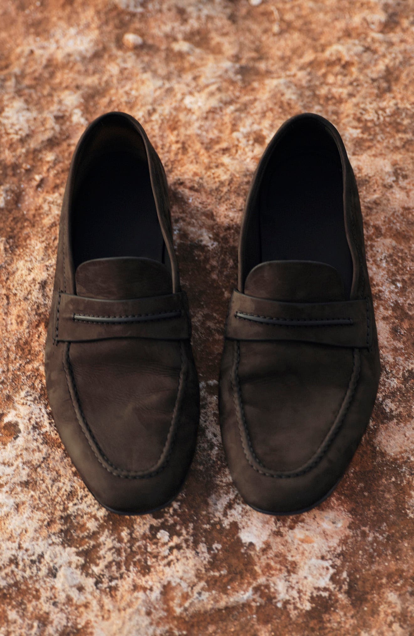 ZEGNA Dark Brown Secondskin Loafer in Medium Brown Solid at Nordstrom - 3