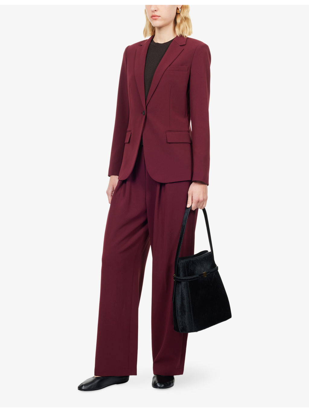 Staple Notched-Lapel Blazer Jacket - 2