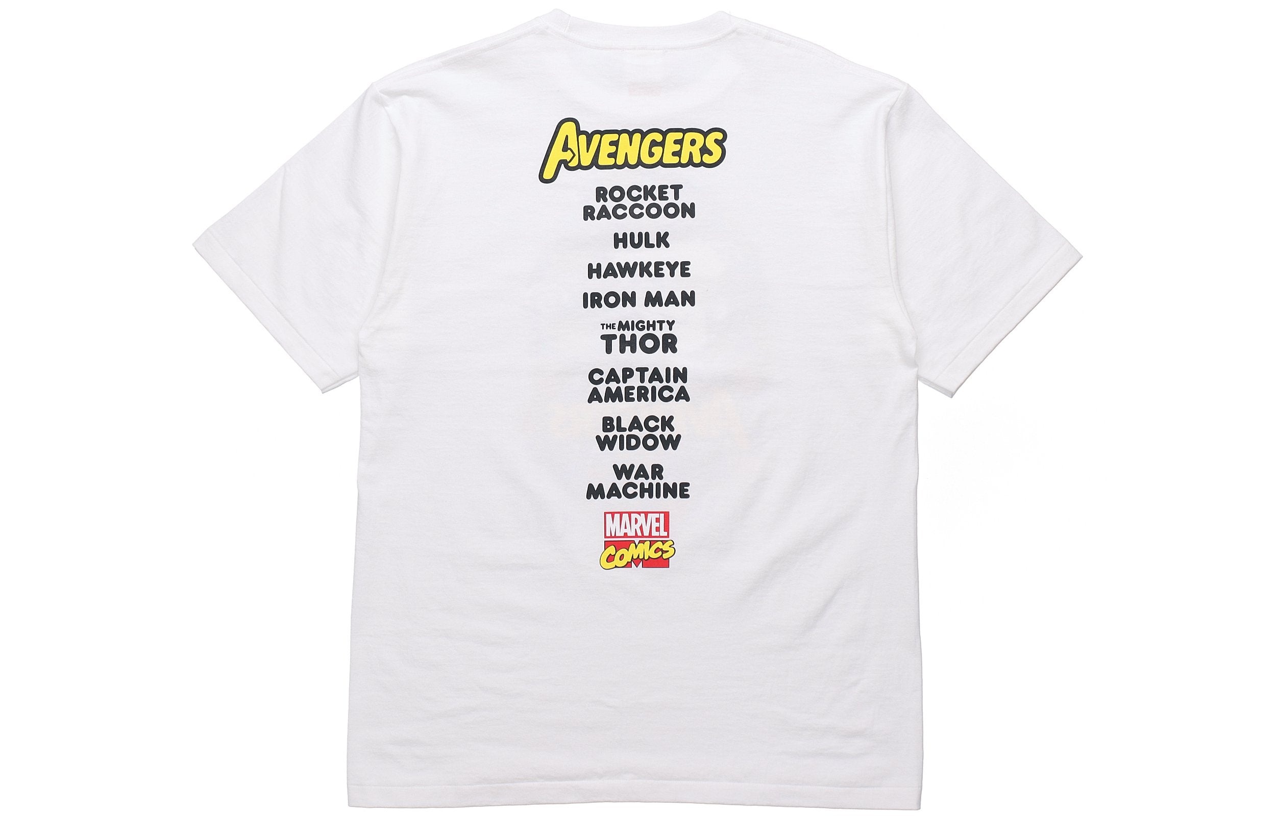 A Bathing Ape x Marvel Avengers Ape Head T-Shirt 'White' 1F23-110-926 - 2