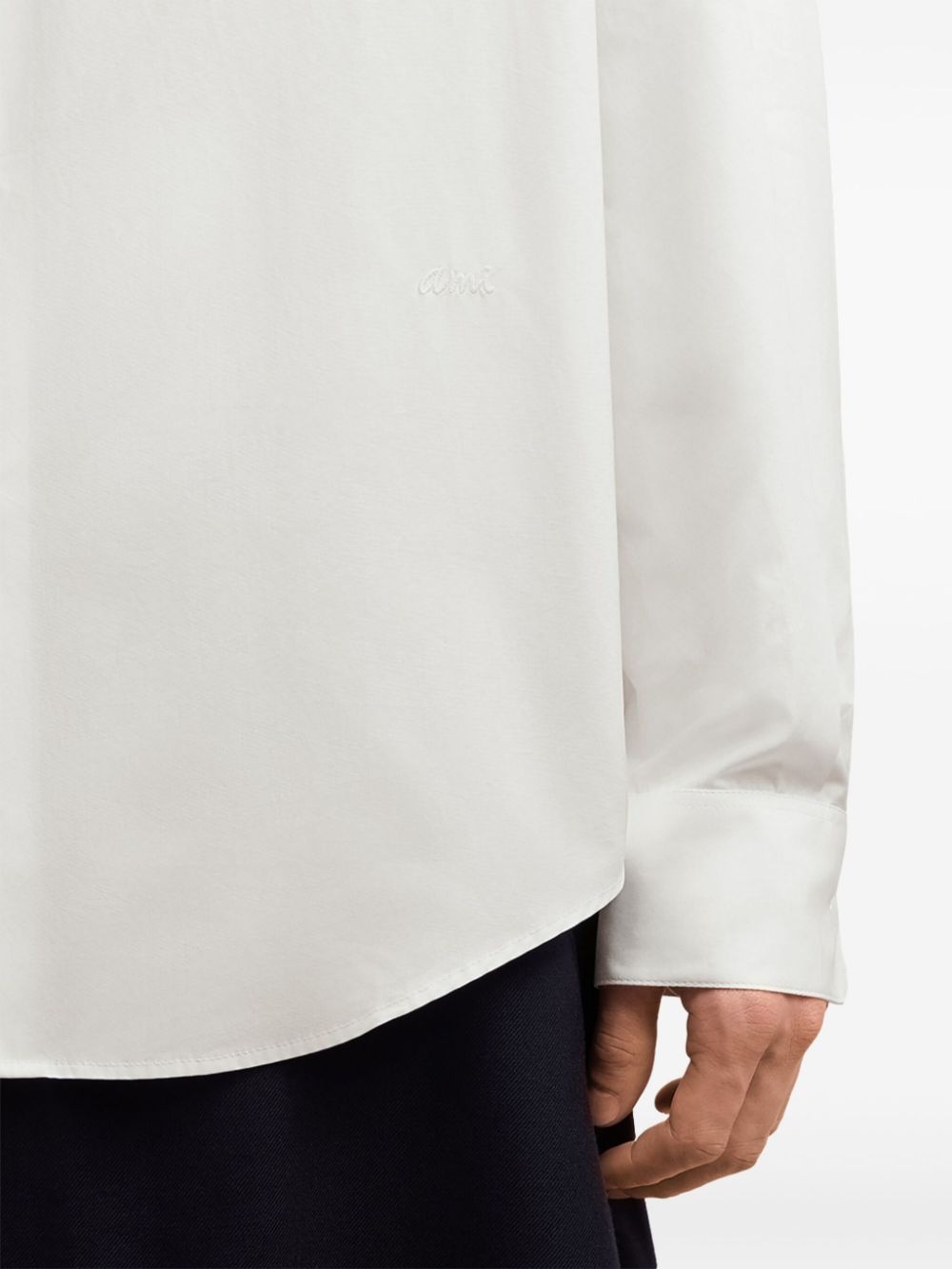 boxy-fit cotton shirt - 6