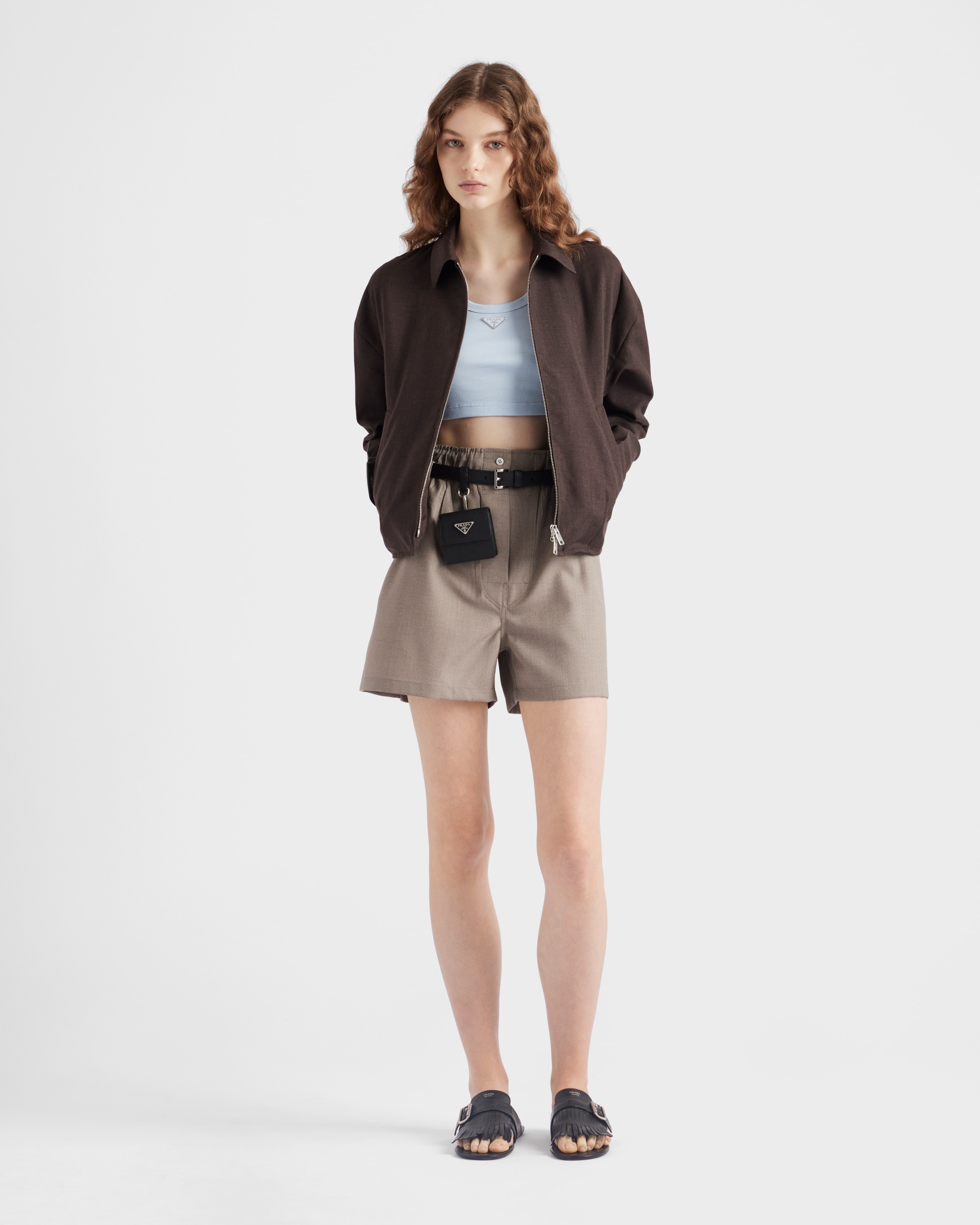 Ribbed knit crop top - 2
