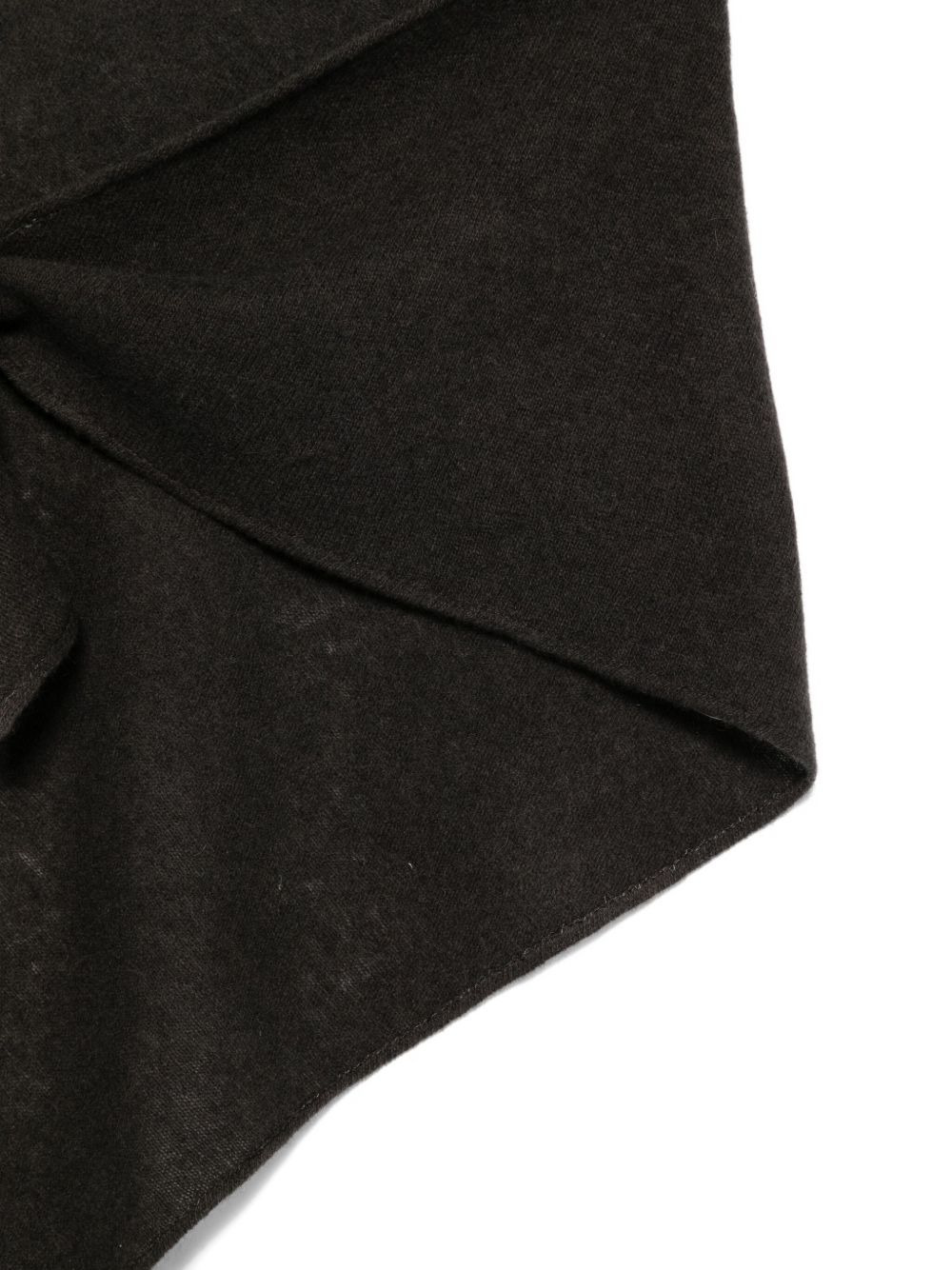 crystal-embellished triangle scarf - 3