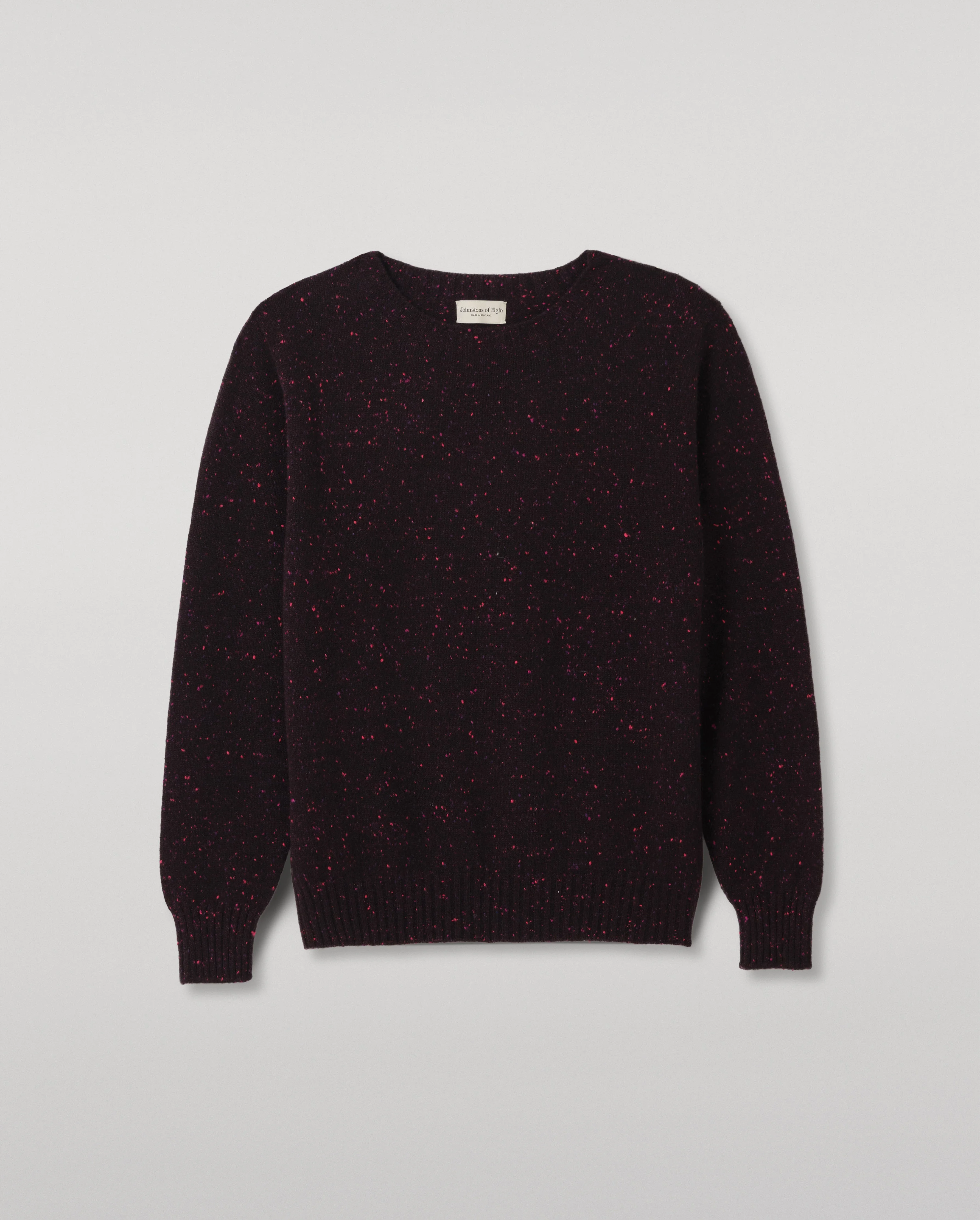 Tiree Purple Donegal Cashmere Jumper - 1