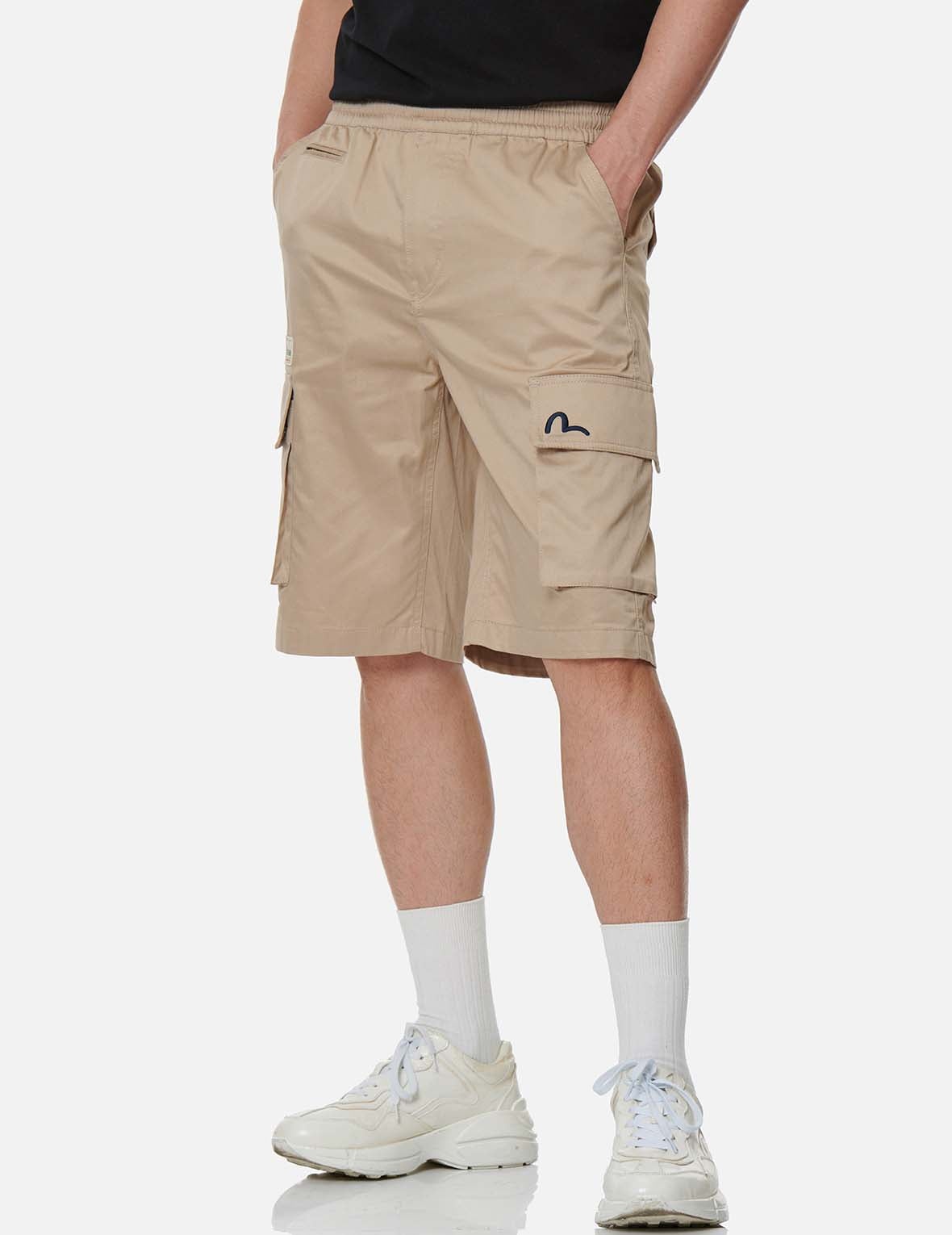 Daruma Label Embroidered Cargo Shorts - 8