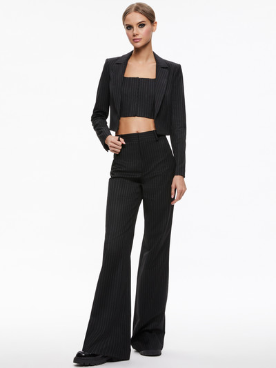 Alice + Olivia MYA CROPPED NOTCH COLLAR BLAZER outlook