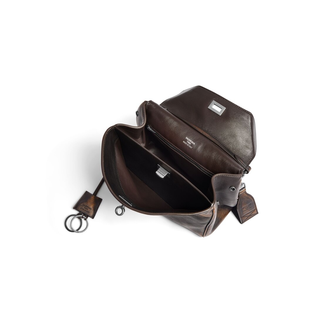 Men's Rodeo Messenger Bag Small in Brown - 5