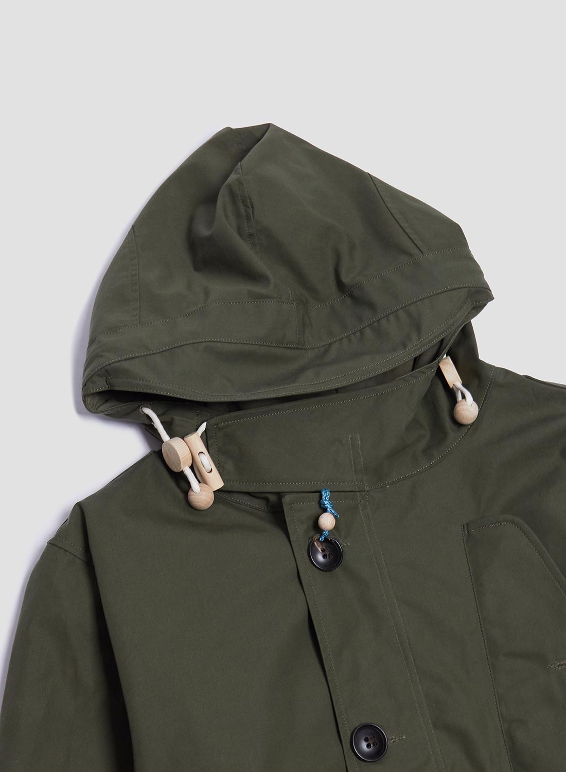 Nigel Cabourn Cold Weather Parka in Olive | REVERSIBLE
