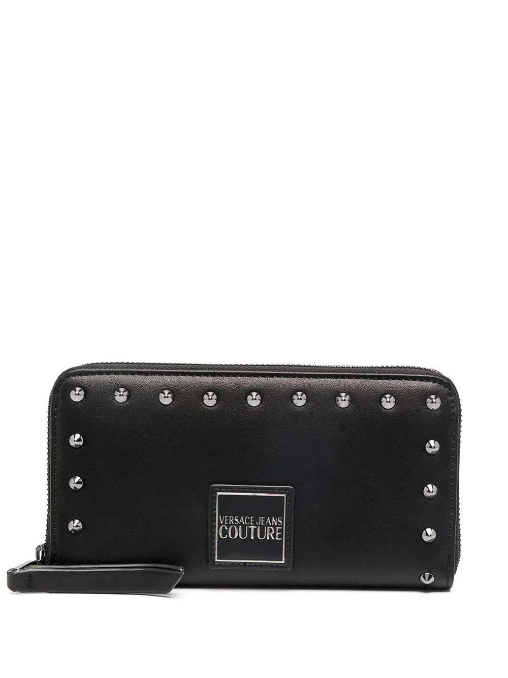 studded zip-around wallet - 1