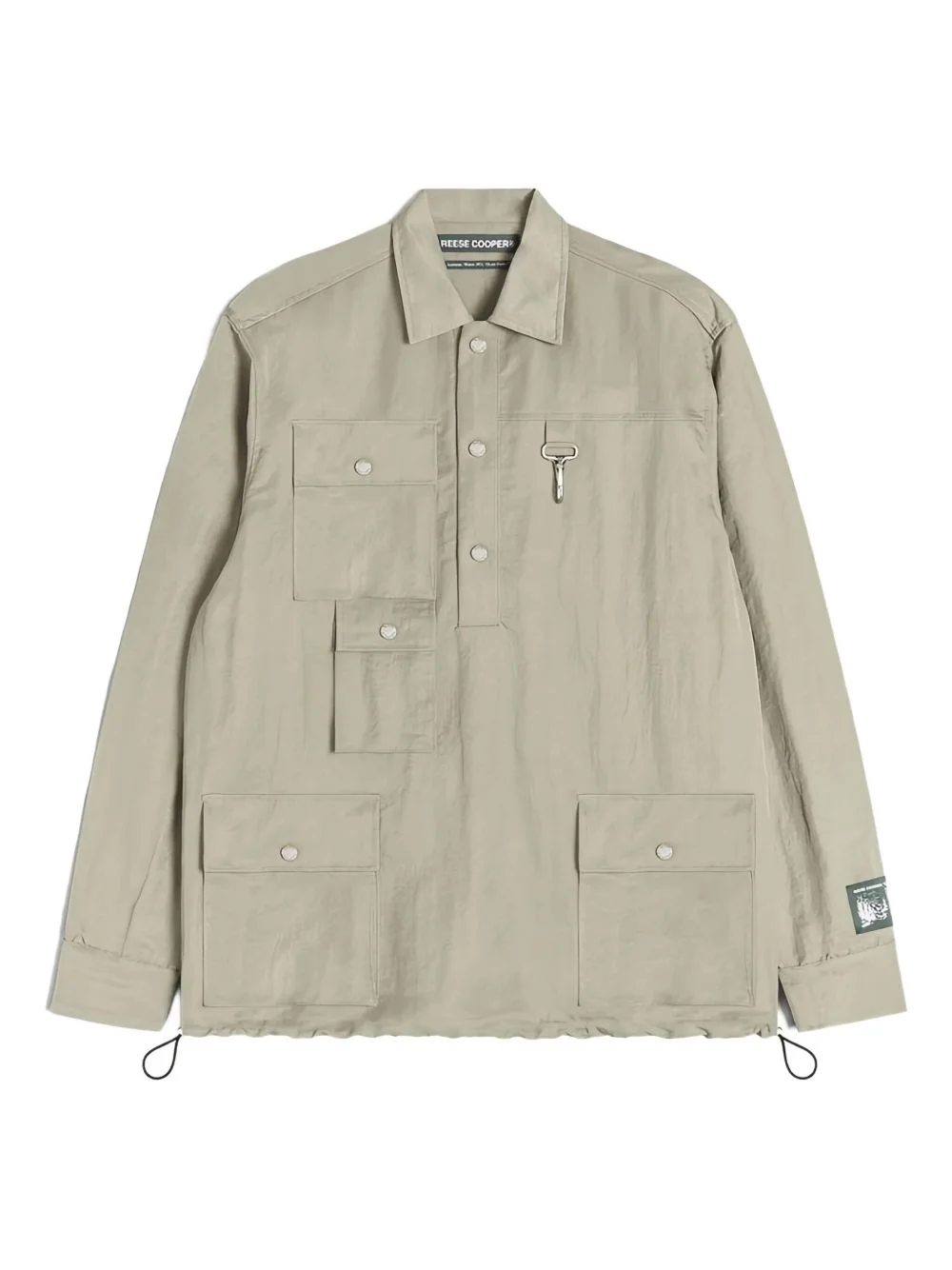 long-sleeved cargo shirt - 1