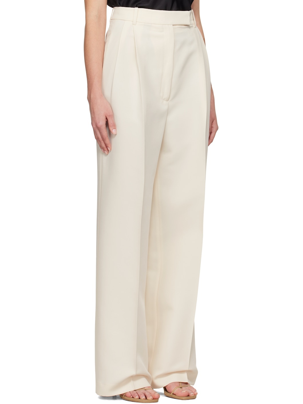Off-White High-Waist Tailored Trousers - 2