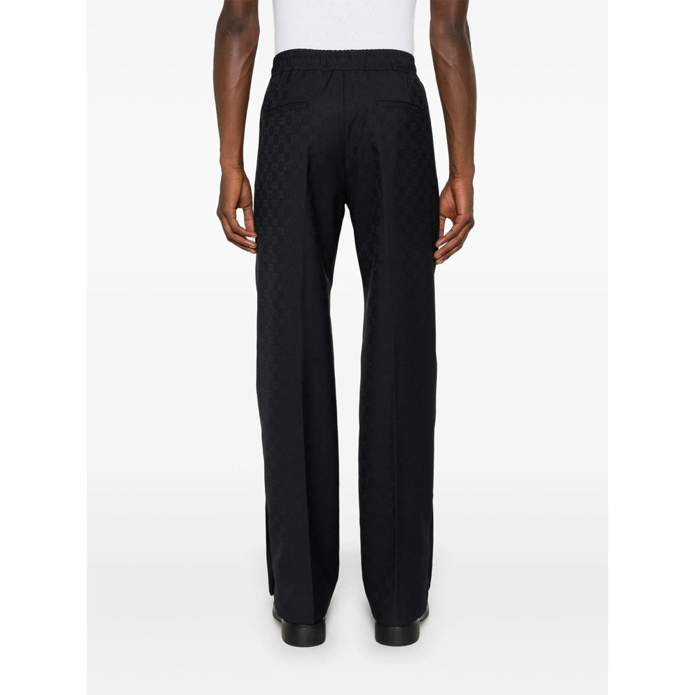 Gucci Blue Trousers - Regular & Straight-Leg Trousers Men - 3