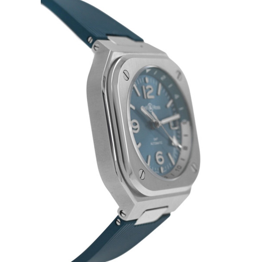 Bell And Ross - Pre-owned Bell and Ross Gmt Sky Blue Automatic Blue Dial Men's Watch BR-05 - 3
