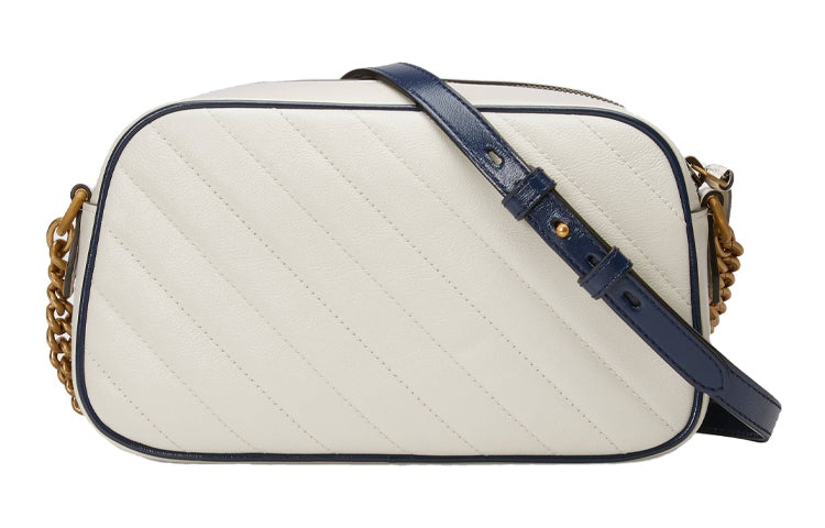 (WMNS) Gucci GG Marmont Series Single-Shoulder Bag Small-Size White 447632-0OLFX-9085 - 7