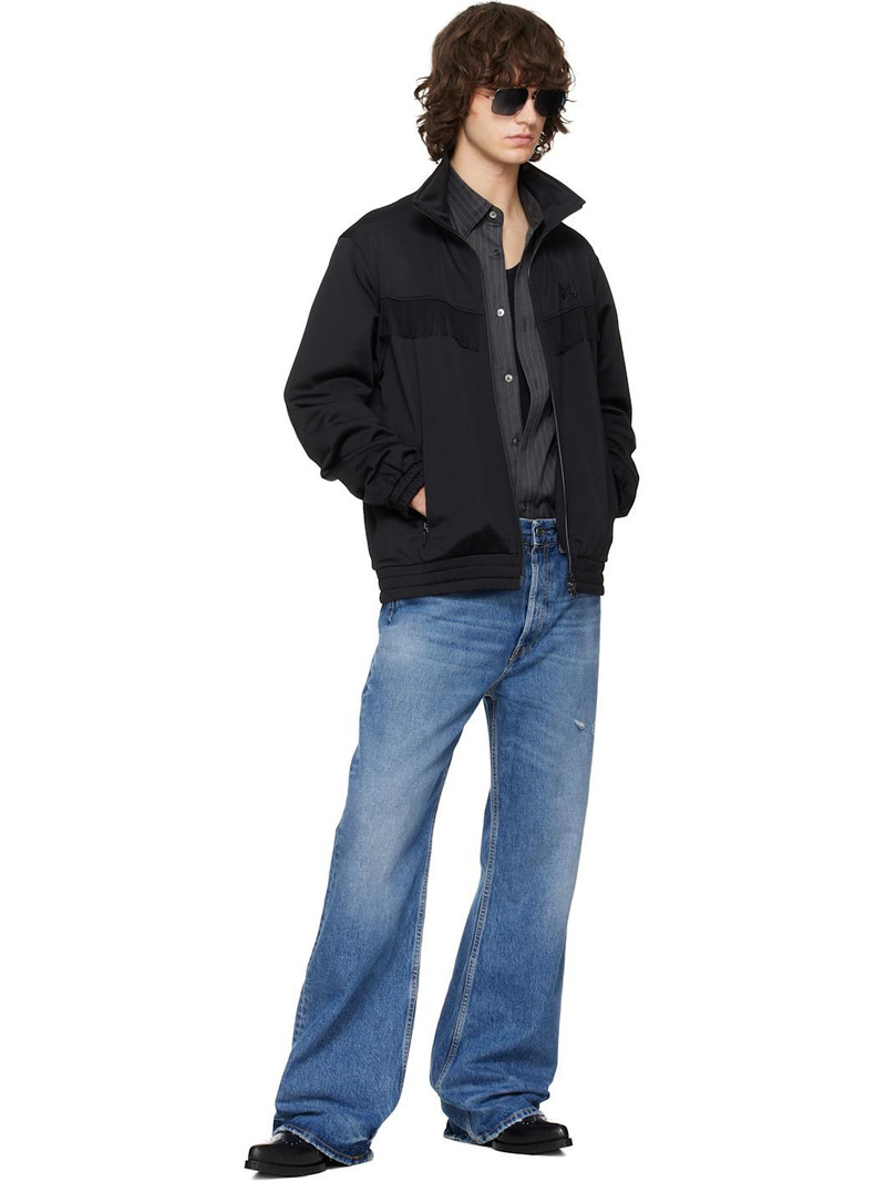 NEEDLES Black Fringe Track Jacket outlook