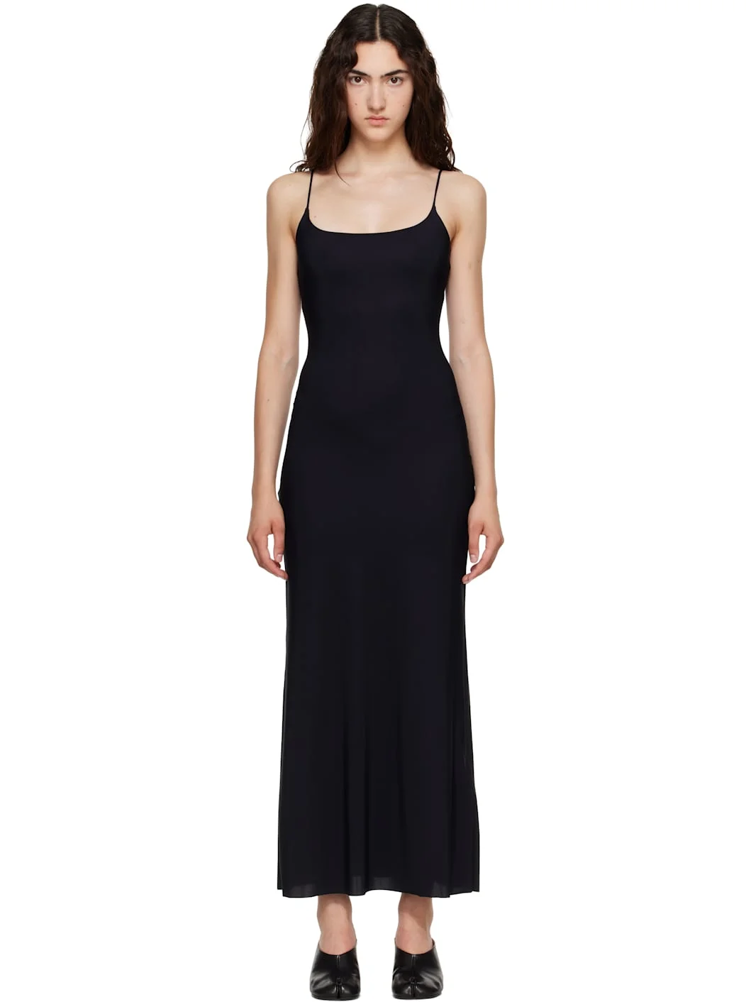 Black Slip Maxi Dress - 1