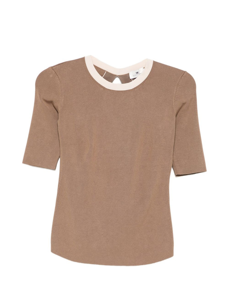 ribbed cut-out top 1
