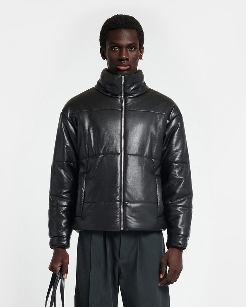 Nanushka Okobor™ Alt-Leather Puffer Jacket outlook