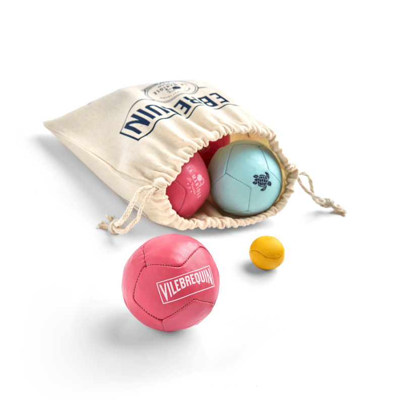Vilebrequin Pink Recycled Leather Premium Petanque Boules - Vilebrequin x La Mariole outlook