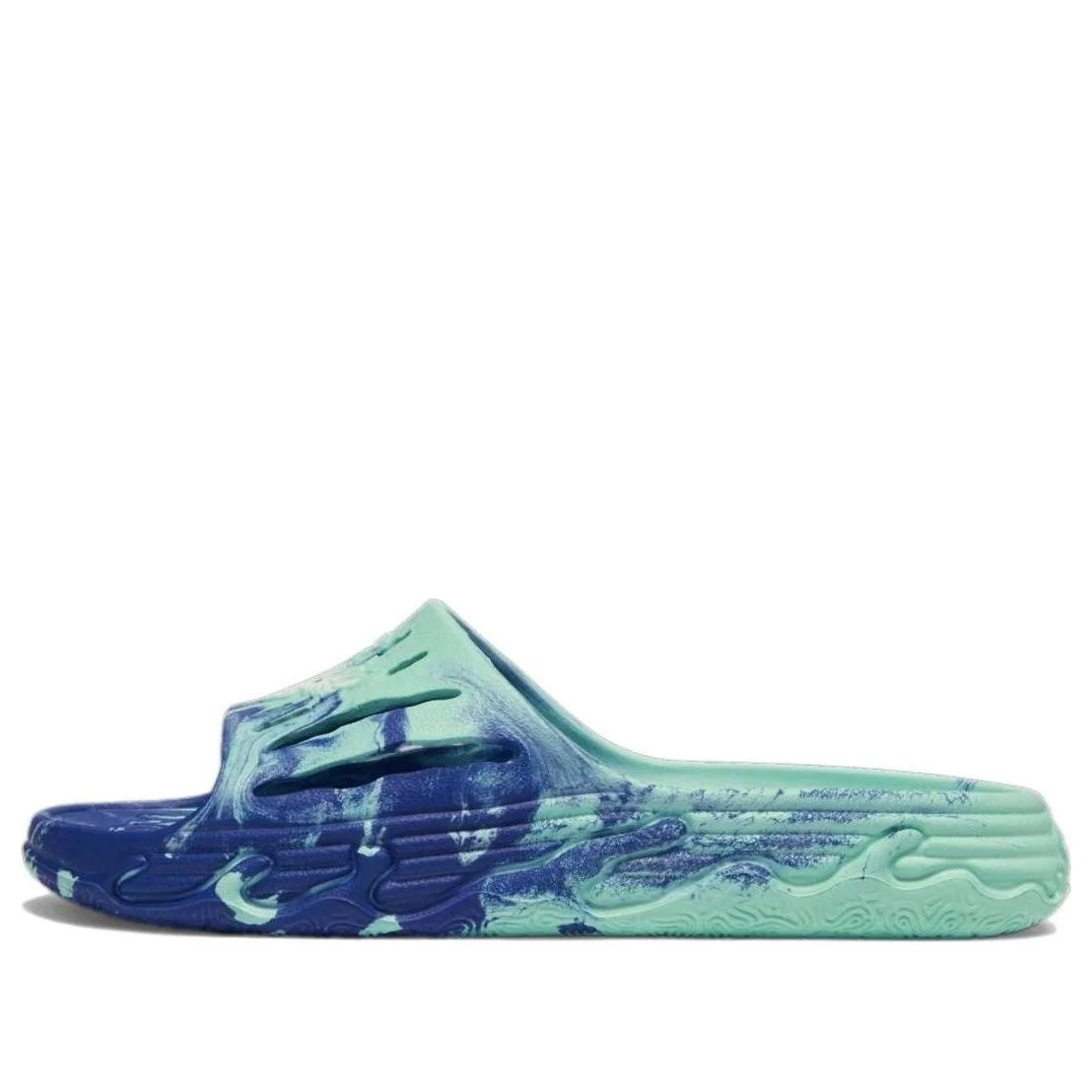 Puma LaMelo Ball MB.03 슬라이드 전기 Peppermint 로얄 사파이어 - 1