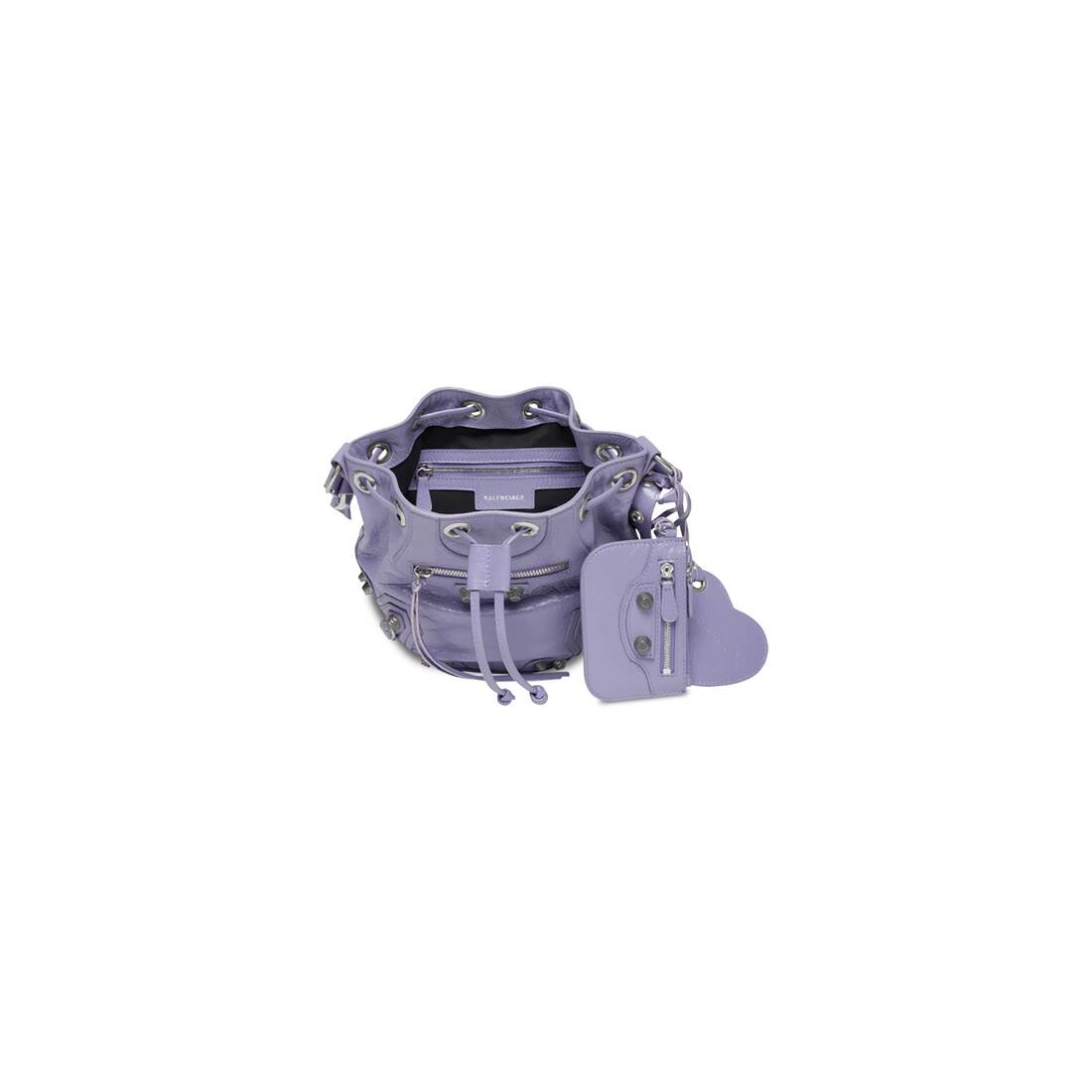Women's Le Cagole Xs Bucket Bag  in Lilac - 6